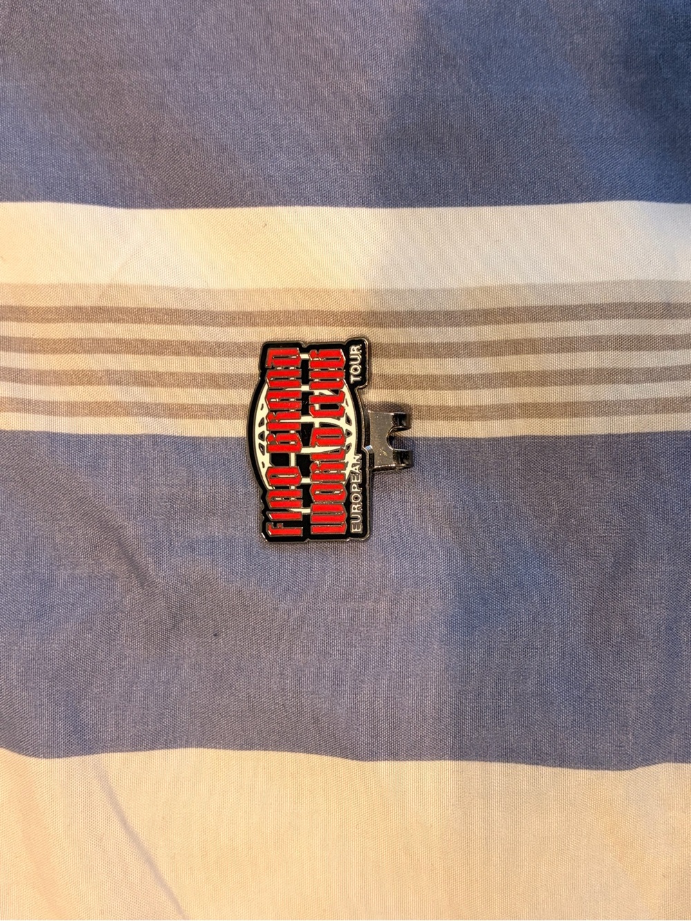 Hard Rock World Club Tour Enamel Pin - Black & Red